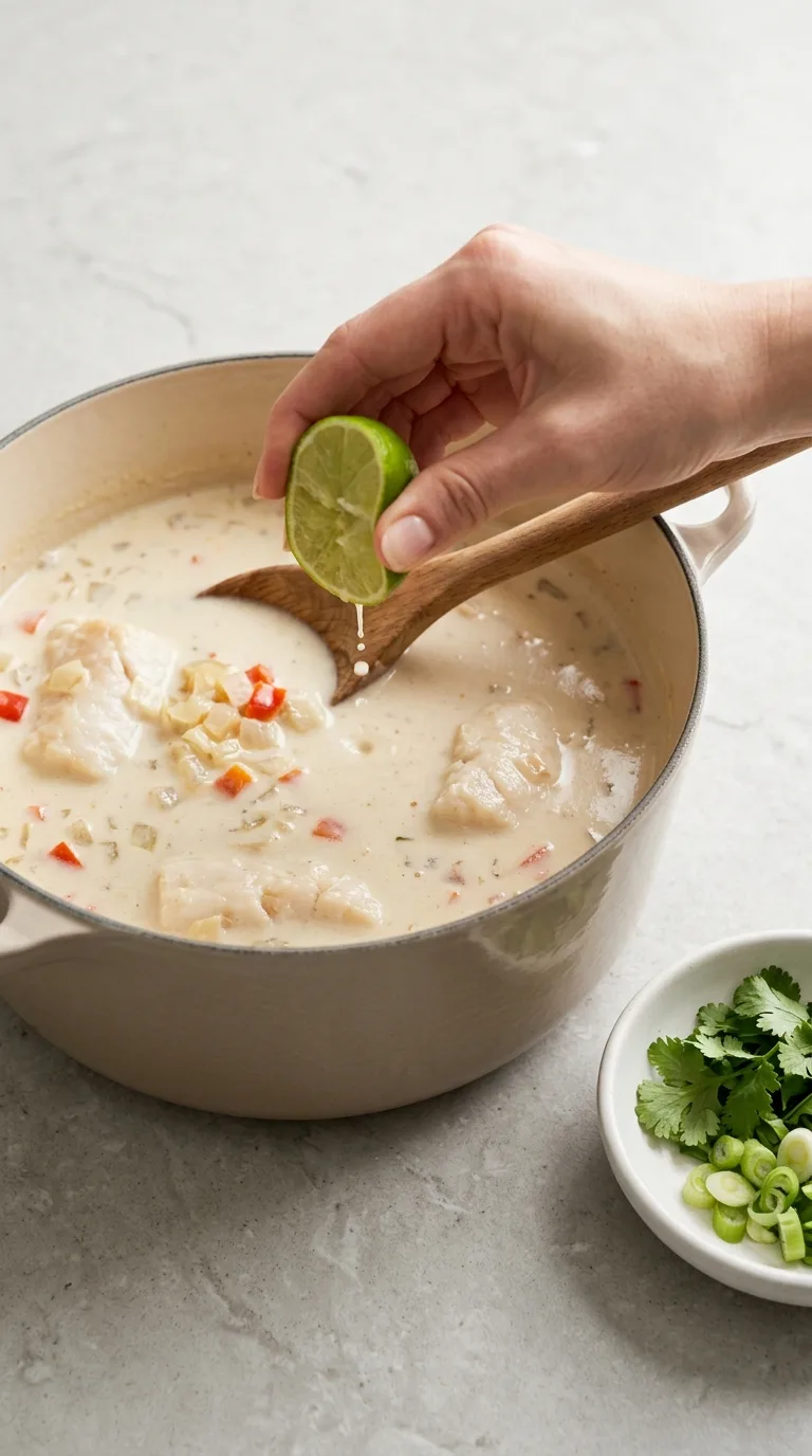 Coconut Lime Fish Soup step 6
