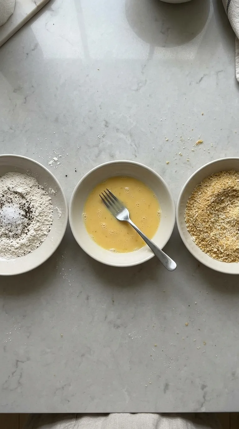 Crispy Parmesan Chicken with Dreamy Garlic Sauce step 1