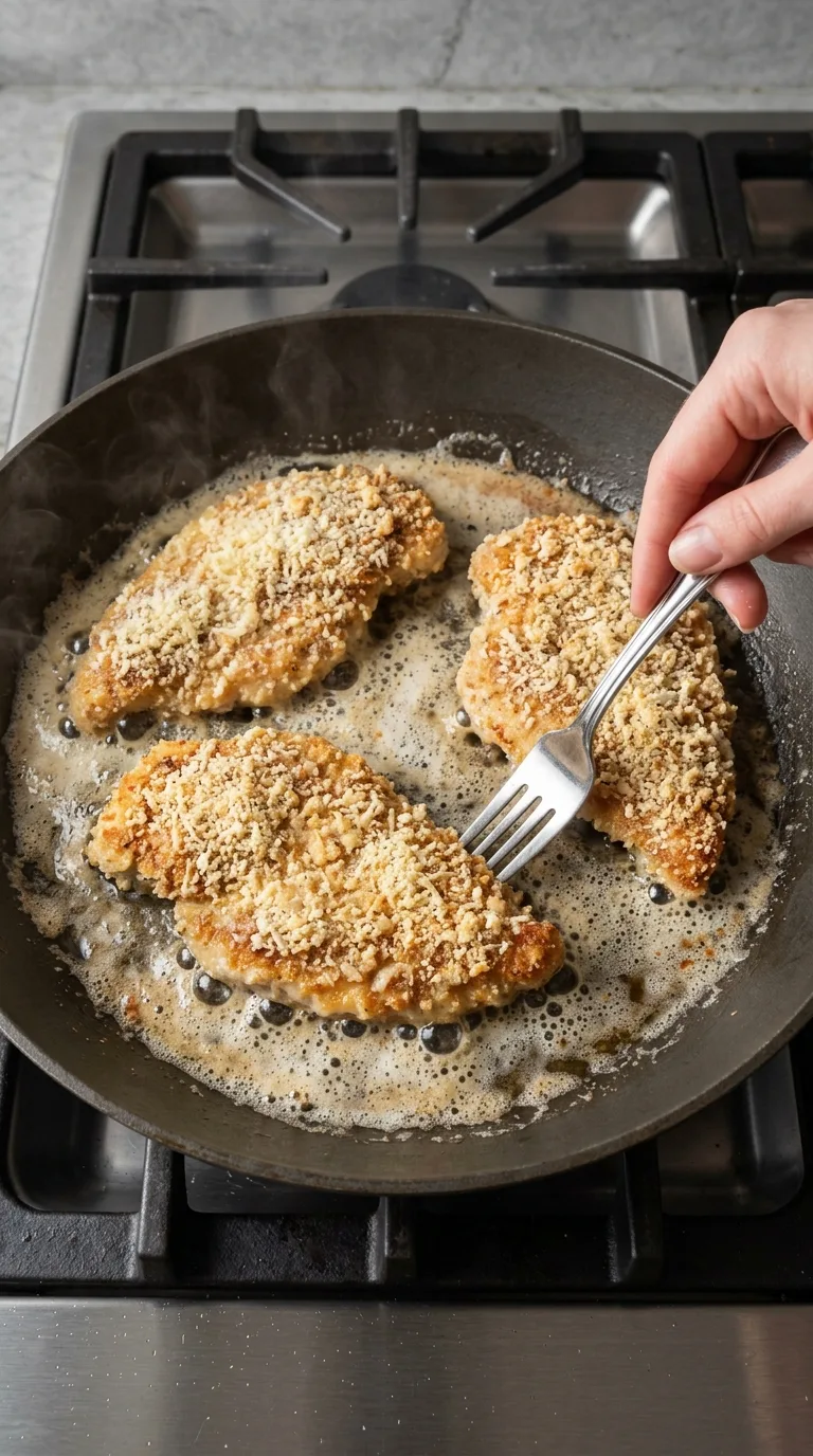 Crispy Parmesan Chicken with Dreamy Garlic Sauce step 3