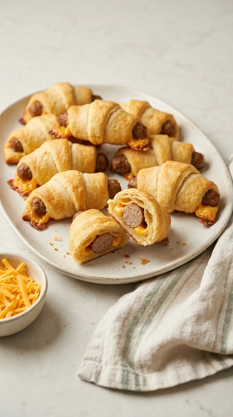 Delicious Breakfast Sausage Crescent Rolls Recipe final dish