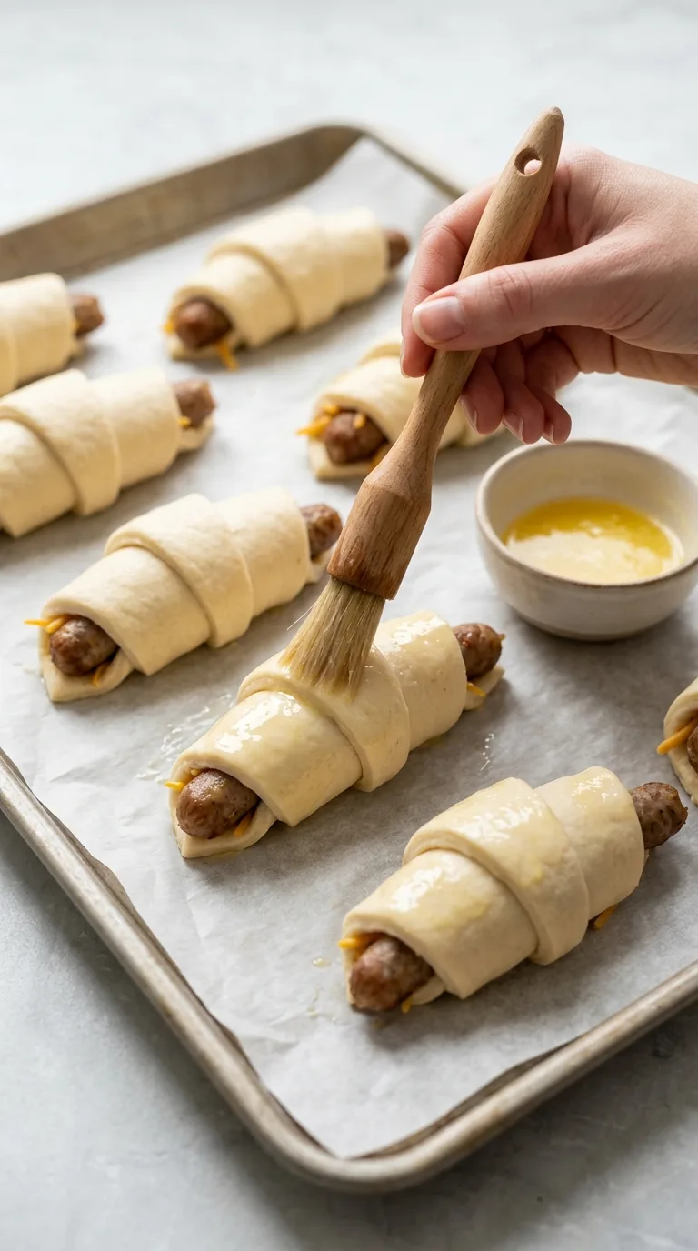 Delicious Breakfast Sausage Crescent Rolls Recipe step 5