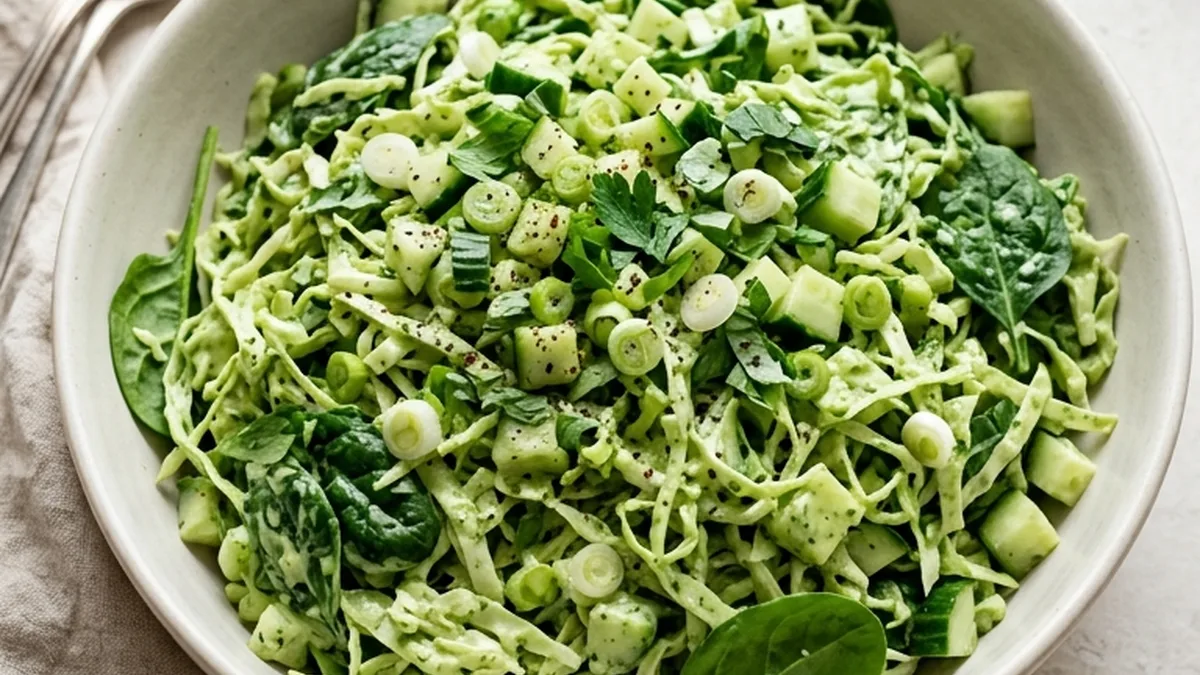 Delicious Green Goddess Salad Recipe finished recipe