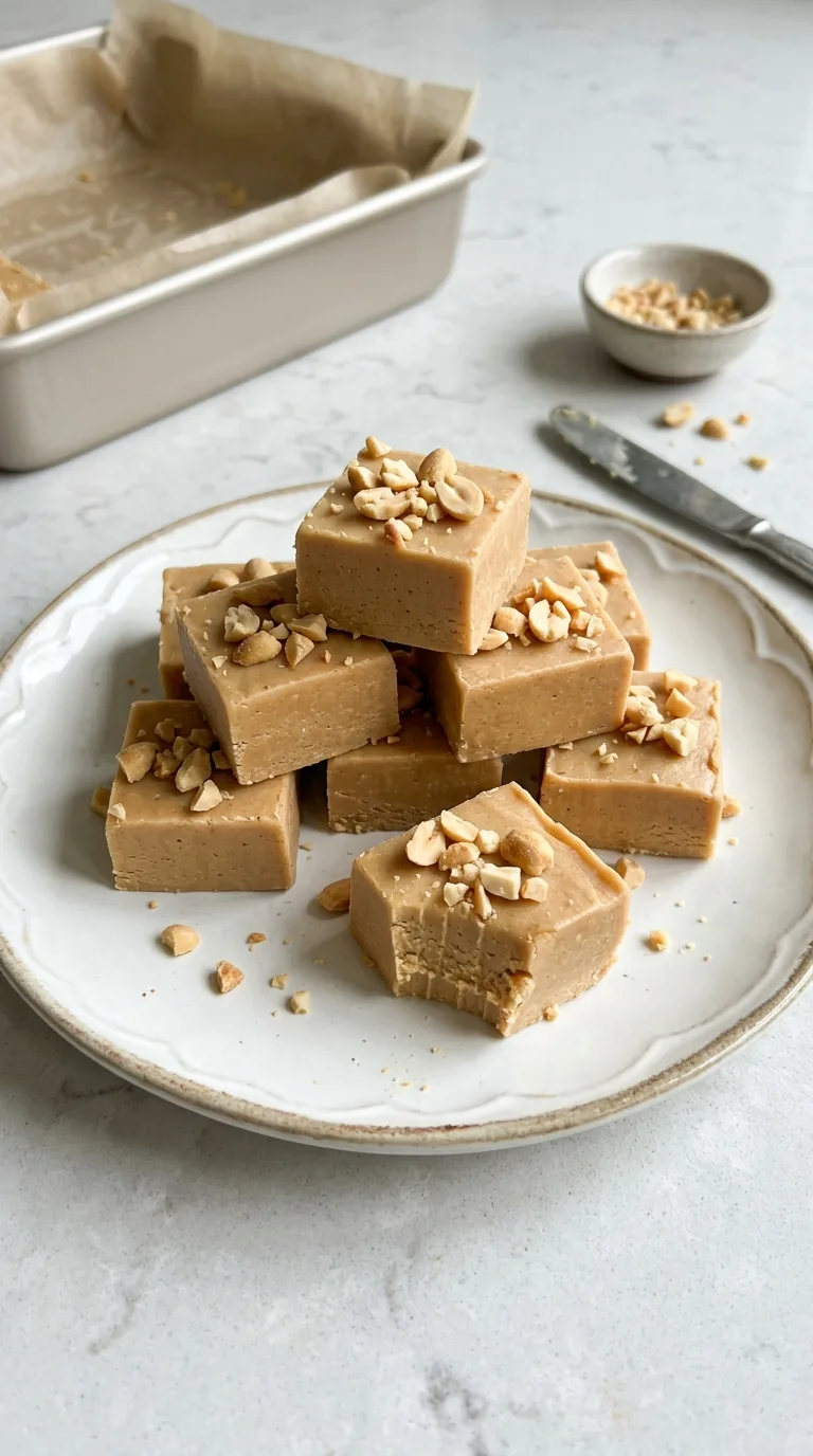 Easy Creamy Peanut Butter Fudge Delight Recipe final dish