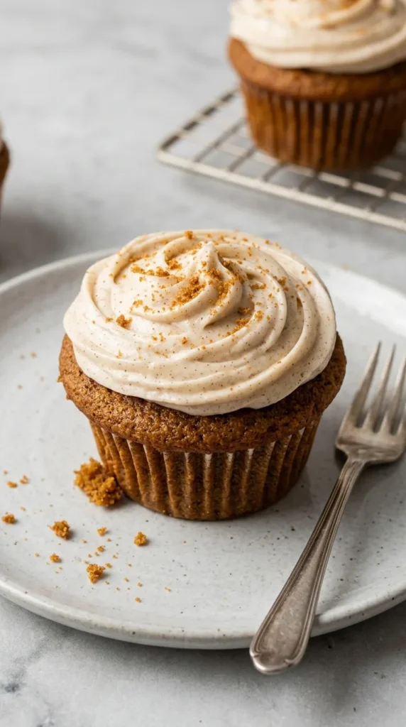 Gingerbread Cupcakes full finished recipe