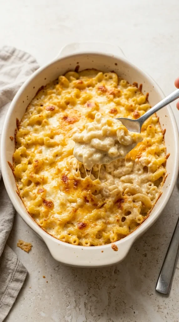 High Protein Cottage Cheese Mac and Cheese full finished recipe