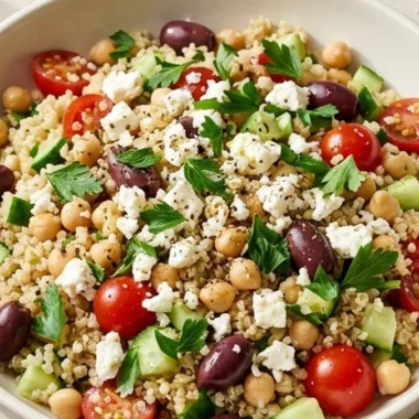 Mediterranean Quinoa Power Bowl finished recipe