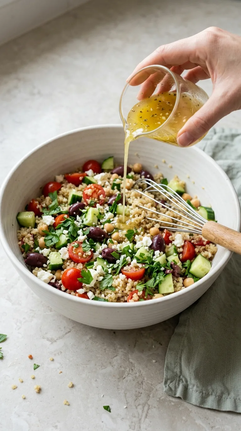 Mediterranean Quinoa Power Bowl step 6