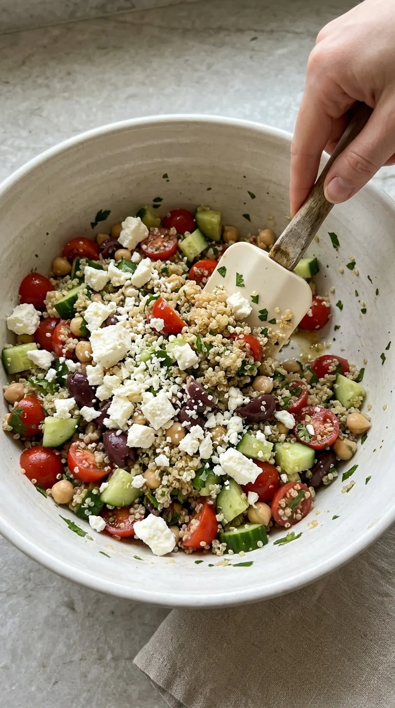 Mediterranean Quinoa Power Bowl step 7