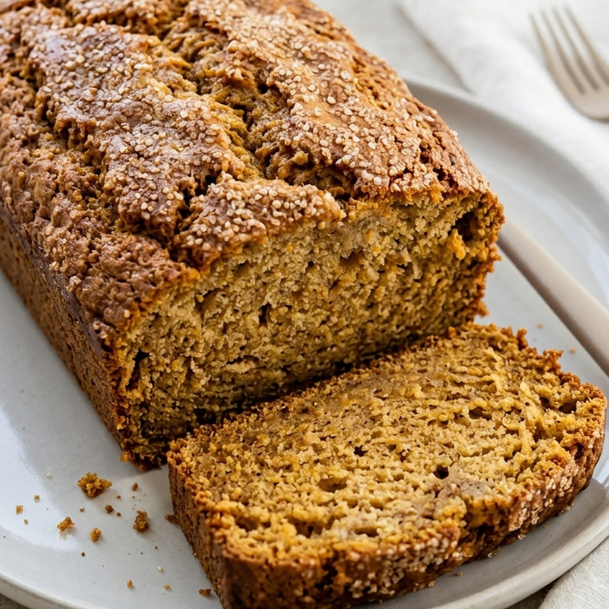 Pumpkin Banana Bread finished recipe
