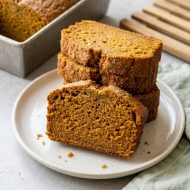 Pumpkin Banana Bread finished recipe