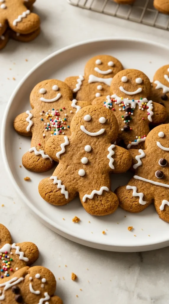 Soft & Chewy Gingerbread Men Cookies full finished recipe