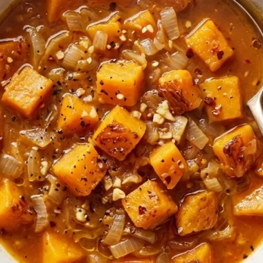 Spicy Chili Butternut Stew finished recipe