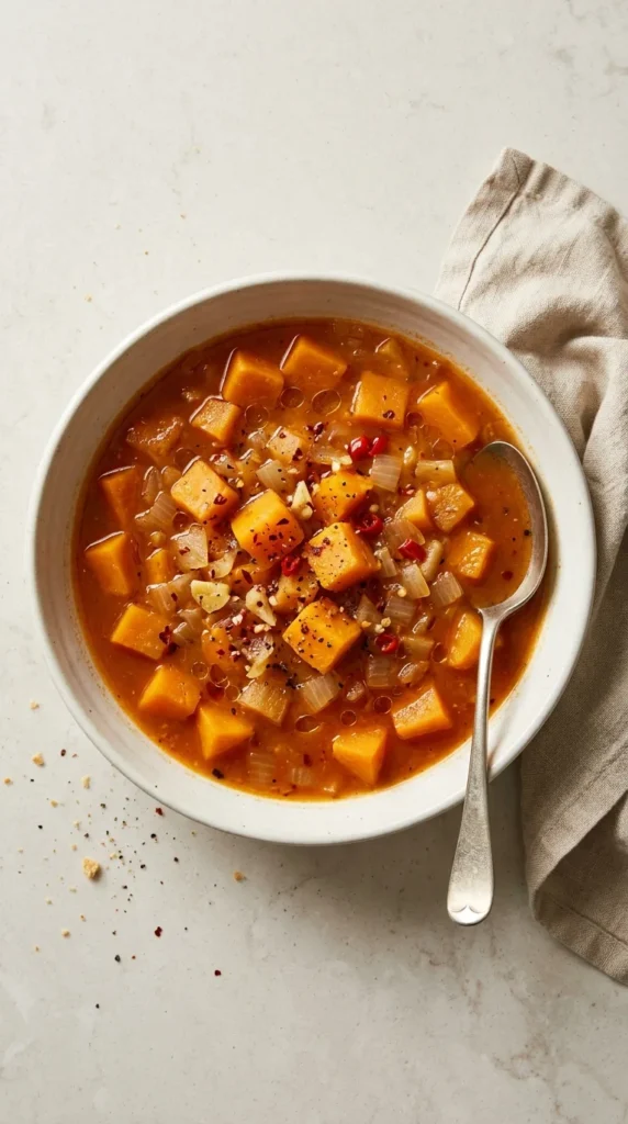 Spicy Chili Butternut Stew full finished recipe