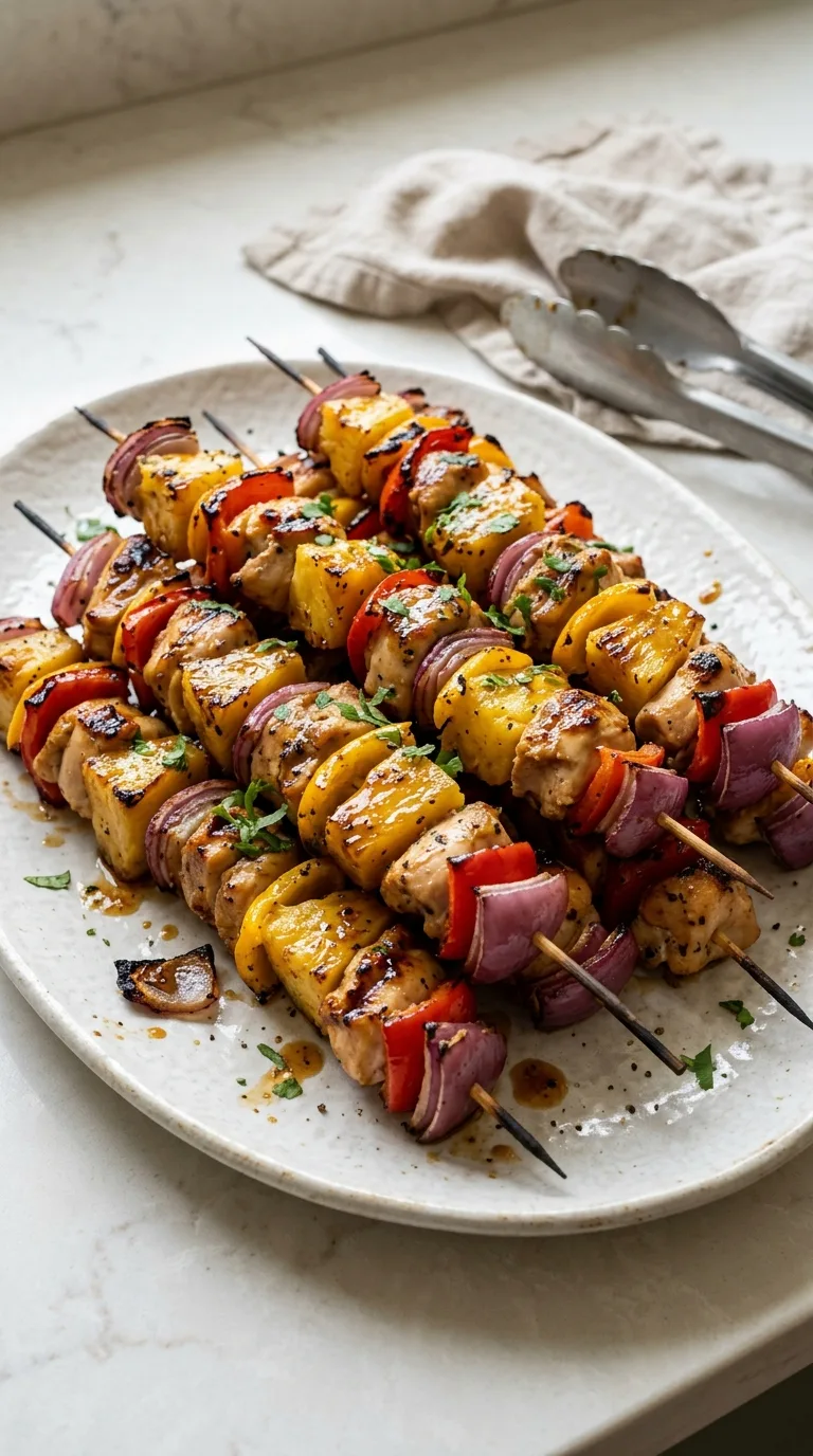 Tropical Hawaiian Chicken Skewers featured image