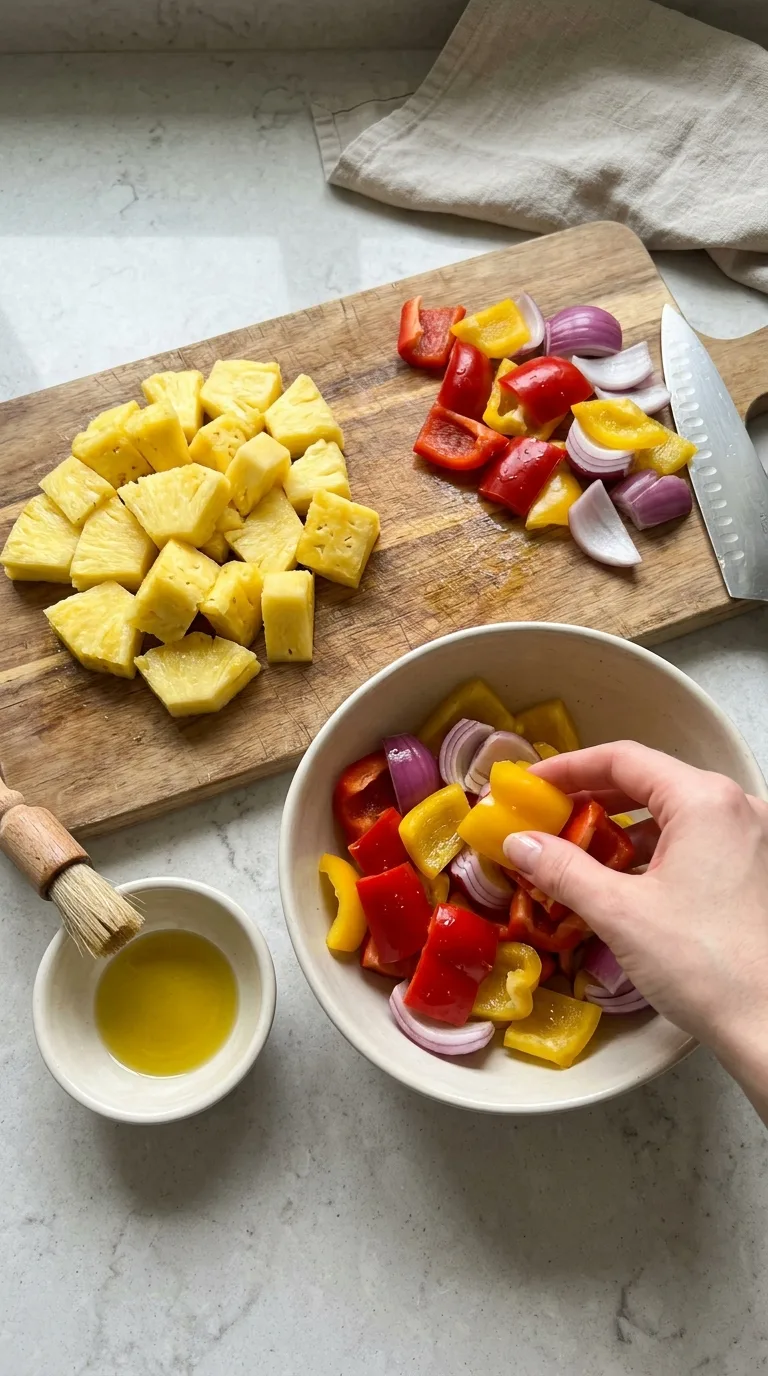 Tropical Hawaiian Chicken Skewers step 6