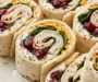 Turkey Cranberry Pinwheels